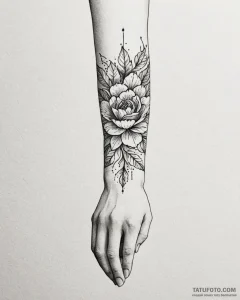 Tattoo design a wrist with a subtle line form... - эскиз тату (№1752845093_0, 18.07.2025 13:24) — Tatufoto.com