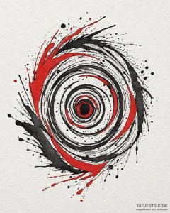 Tattoo sketch an abstract "game flow" represe... - эскиз тату (№1752846184_0, 18.07.2025 13:43) — Tatufoto.com