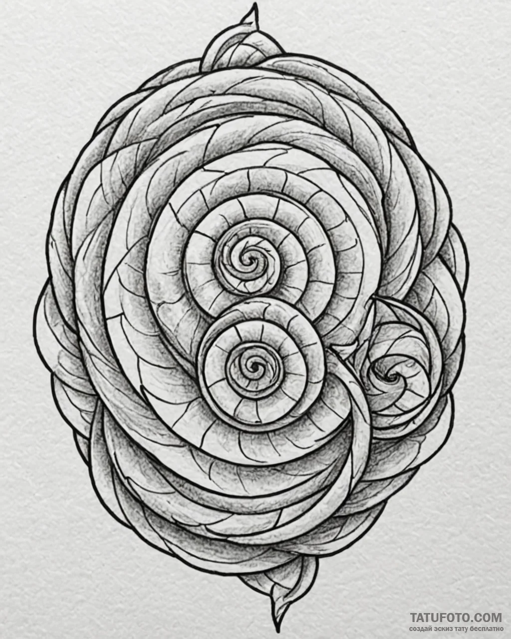 Tattoo design a simple 'triskelion' or 'tripl... - эскиз тату (№1752850478_0, 18.07.2025 14:54) — Tatufoto.com