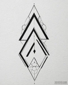 103. tattoo sketch: "opora" rune as part of a... - эскиз тату (№1752853348_0, 18.07.2025 15:42) — Tatufoto.com