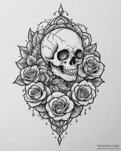 Tattoo design a tiny stylized joystick dotwor... - эскиз тату (№1752857006_0, 18.07.2025 16:43) — Tatufoto.com
