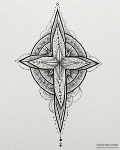 Tattoo design 'power up' with a glowing star... - эскиз тату (№1752860697_0, 18.07.2025 17:44) — Tatufoto.com