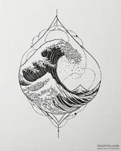 Tattoo design an abstract representation of a... - эскиз тату (№1752861039_0, 18.07.2025 17:50) — Tatufoto.com