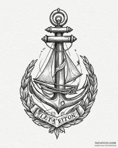 Tattoo design a small, clean linework of a sp... - эскиз тату (№1752862829_0, 18.07.2025 18:20) — Tatufoto.com