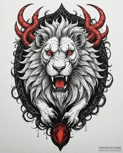 Manticore, tattoo flash sheet design, black a... - эскиз тату (№1752865127_0, 18.07.2025 18:58) — Tatufoto.com