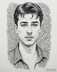 A graphic novel portrait of ferris bueller, f... - эскиз тату (№1752865212_0, 18.07.2025 19:00) — Tatufoto.com