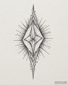 A minimalist tattoo of the "lumos" spell, wit... - эскиз тату (№1752867933_0, 18.07.2025 19:45) — Tatufoto.com