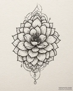 Tattoo design a gentle blend of cool tones, f... - эскиз тату (№1752868459_0, 18.07.2025 19:54) — Tatufoto.com