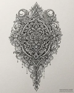 Key, ink illustration for tattoo, on a clean... - эскиз тату (№1752871435_0, 18.07.2025 20:43) — Tatufoto.com
