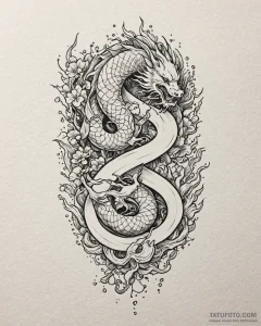 143. tattoo sketch: "potok" rune as a path of... - эскиз тату (№1752871774_0, 18.07.2025 20:49) — Tatufoto.com