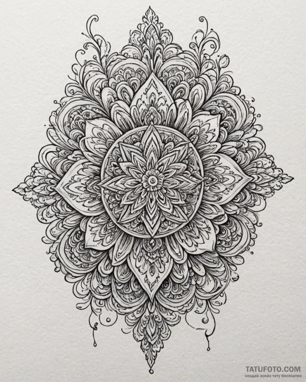 Tattoo sketch a delicate representation of a... - эскиз тату (№1752872884_0, 18.07.2025 21:08) — Tatufoto.com