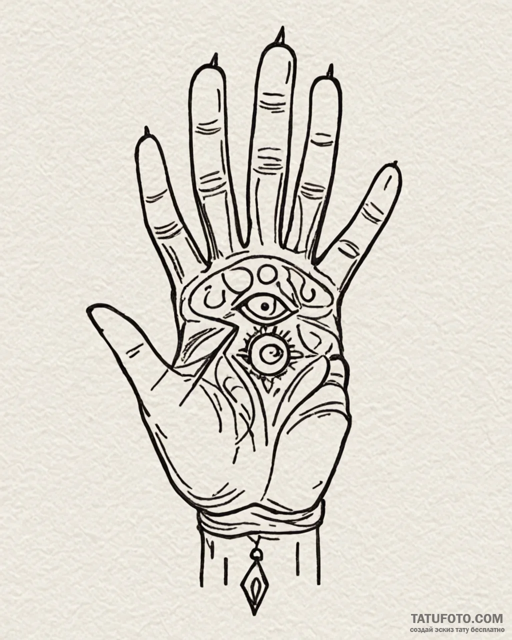 Tattoo design a minimalist symbol of a "quest... - эскиз тату (№1752875975_0, 18.07.2025 21:59) — Tatufoto.com