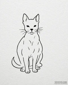 Tattoo sketch a small, simple silhouette of a... - эскиз тату (№1752876142_0, 18.07.2025 22:02) — Tatufoto.com