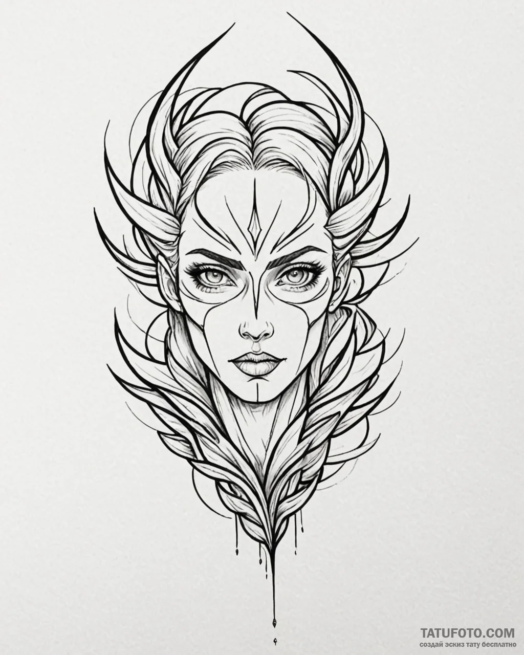 Tattoo design a stylized «zero to hero» trans… — эскиз тату (№1752877561_0, 18.07.2025 22:26) — Tatufoto.com