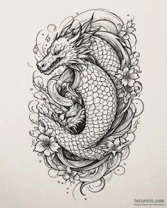 A sketch of roach, geralt's loyal horse., tat... - эскиз тату (№1752877813_0, 18.07.2025 22:30) — Tatufoto.com