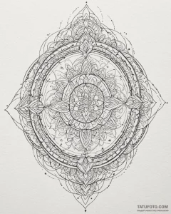 Tattoo sketch gemini twin figures created fro... - эскиз тату (№1752879986_0, 18.07.2025 23:06) — Tatufoto.com