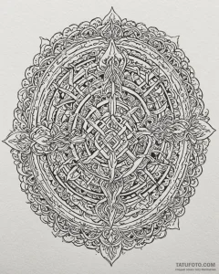 A blackwork sleeve concept featuring various... - эскиз тату (№1752881167_0, 18.07.2025 23:26) — Tatufoto.com