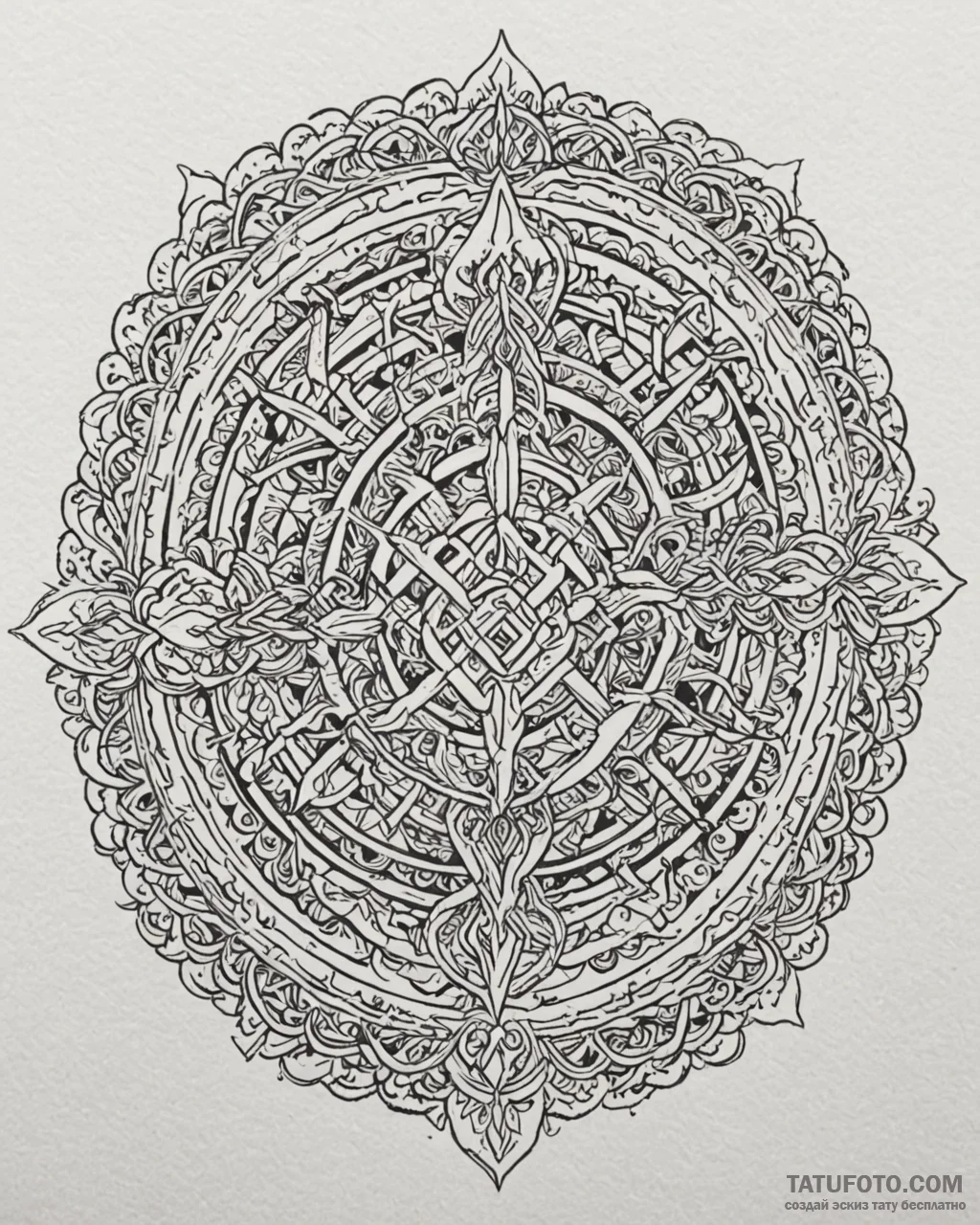A blackwork sleeve concept featuring various… — эскиз тату (№1752881167_0, 18.07.2025 23:26) — Tatufoto.com