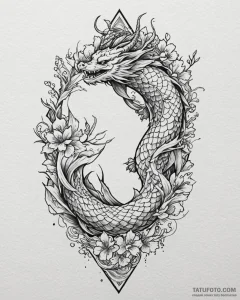 Tattoo design a virgo maiden's silhouette bre... - эскиз тату (№1752881334_0, 18.07.2025 23:28) — Tatufoto.com
