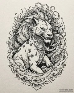 A graphic novel style tattoo of scar from the... - эскиз тату (№1752882835_0, 18.07.2025 23:53) — Tatufoto.com