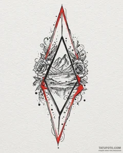 Tattoo sketch a glowing "level complete" bann... - эскиз тату (№1752883340_0, 19.07.2025 00:02) — Tatufoto.com
