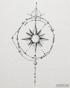 Tattoo sketch a minimalist constellation of a... - эскиз тату (№1752885271_0, 19.07.2025 00:34) — Tatufoto.com