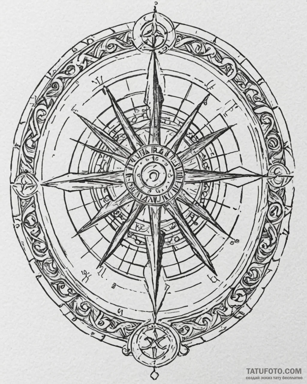 Tattoo design a zodiac symbol with a hidden '... - эскиз тату (№1752888190_0, 19.07.2025 01:23) — Tatufoto.com