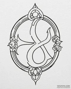 Omega (symbol), tattoo flash sheet design, bl... - эскиз тату (№1752890186_0, 19.07.2025 01:56) — Tatufoto.com