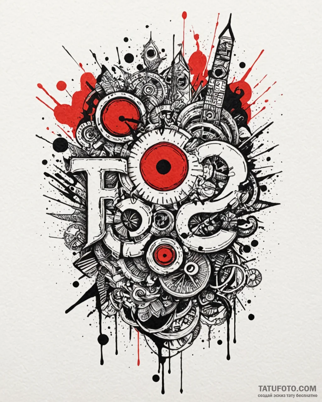 Tattoo design a personal mantra in a bold, im… — эскиз тату (№1752890353_0, 19.07.2025 01:59) — Tatufoto.com