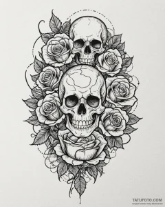 Yakuza (symbolism), tattoo flash sheet design... - эскиз тату (№1752892757_0, 19.07.2025 02:39) — Tatufoto.com