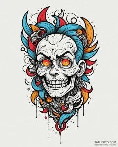 Historical & vintage, tattoo sketch design, n... - эскиз тату (№1752893337_0, 19.07.2025 02:48) — Tatufoto.com