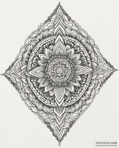 Tattoo sketch an ear with a small, elegant do... - эскиз тату (№1752894414_0, 19.07.2025 03:06) — Tatufoto.com