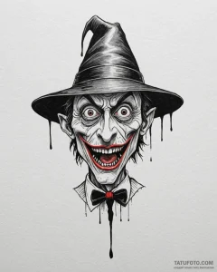 A sketch of the babadook from the pop-up book... - эскиз тату (№1752894997_0, 19.07.2025 03:16) — Tatufoto.com
