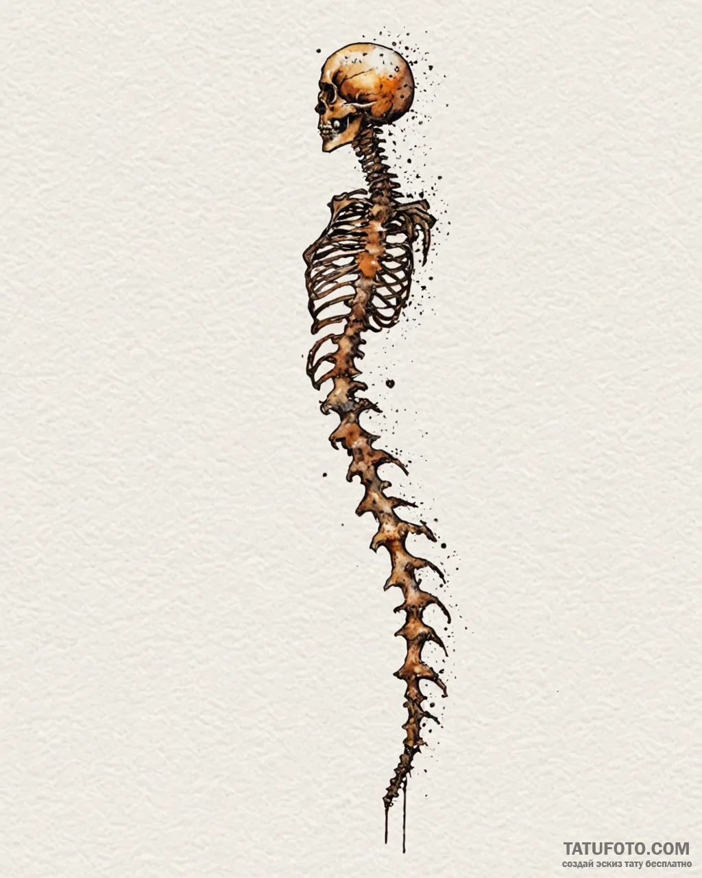 Tattoo sketch a simple, elegant silhouette of… — эскиз тату (№1752895670_0, 19.07.2025 03:27) — Tatufoto.com