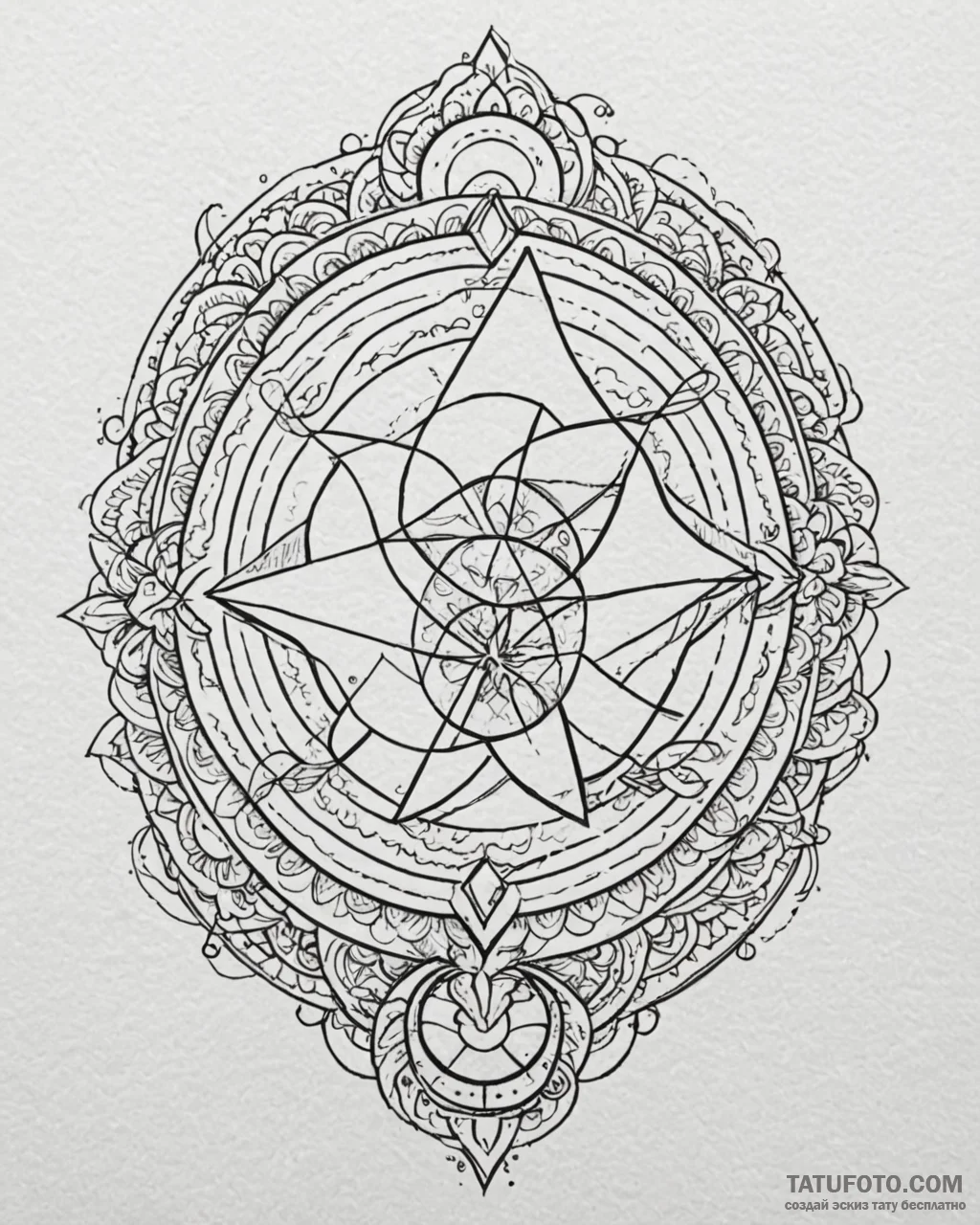 Tattoo design the glyph for pisces (12th hous… — эскиз тату (№1752897412_0, 19.07.2025 03:56) — Tatufoto.com