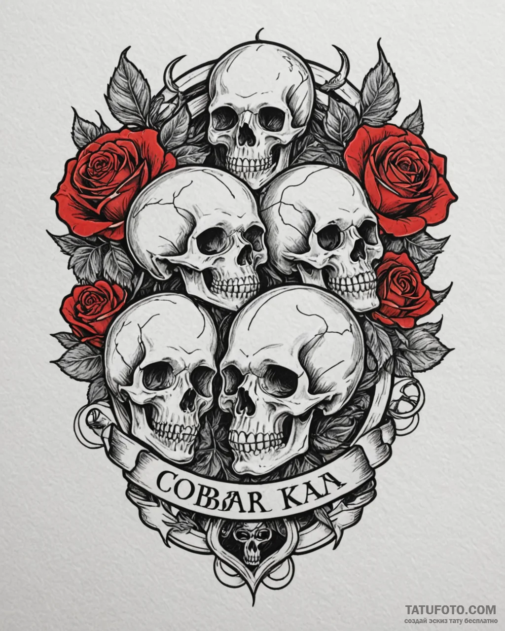 A neo-traditional tattoo of the main characte... - эскиз тату (№1752901384_0, 19.07.2025 05:03) — Tatufoto.com