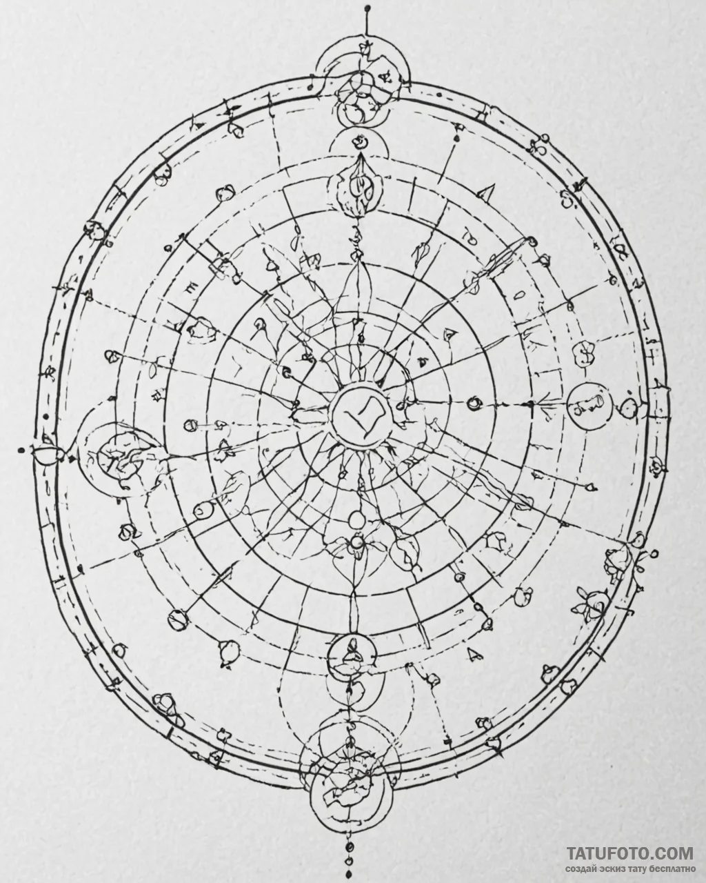Tattoo design a geometric representation of t… — эскиз тату (№1752902791_0, 19.07.2025 05:26) — Tatufoto.com
