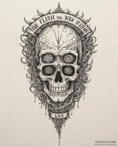 A neo-traditional tattoo of the "long live th... - эскиз тату (№1752903862_0, 19.07.2025 05:44) — Tatufoto.com