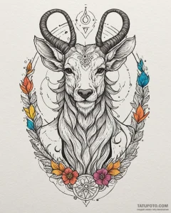Tattoo sketch a neo-traditional portrait of a... - эскиз тату (№1752904277_0, 19.07.2025 05:51) — Tatufoto.com