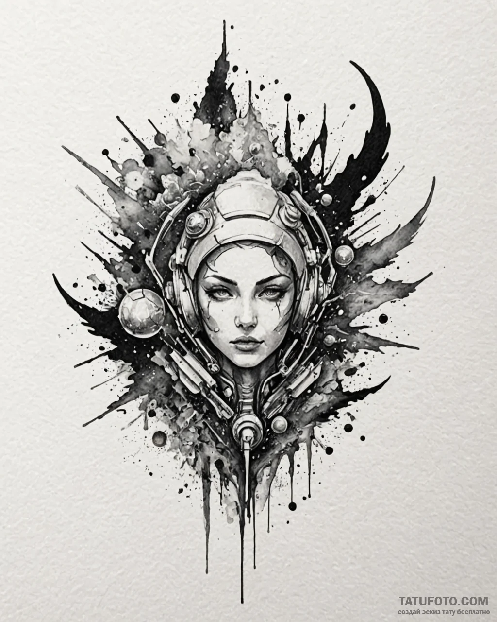 остальная классика sci-fi:, concept art for t... - эскиз тату (№1752904855_0, 19.07.2025 06:00) — Tatufoto.com