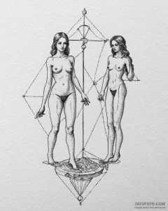 Tattoo sketch the glyph for libra (7th house)... - эскиз тату (№1752907503_0, 19.07.2025 06:45) — Tatufoto.com