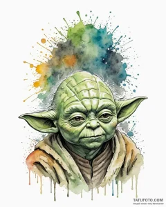 Sketch of master yoda, deep in thought, his f... - эскиз тату (№1752907998_0, 19.07.2025 06:53) — Tatufoto.com