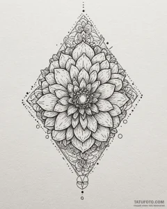 Tattoo sketch a word with subtle floral accen... - эскиз тату (№1752908164_0, 19.07.2025 06:56) — Tatufoto.com