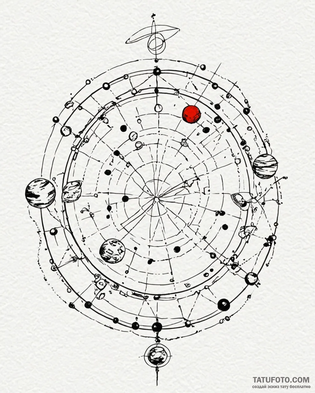 Tattoo sketch a minimalist representation of... - эскиз тату (№1752913299_0, 19.07.2025 08:21) — Tatufoto.com