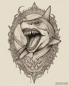 A neo-traditional tattoo of a vampire from 30... - эскиз тату (№1752913381_0, 19.07.2025 08:23) — Tatufoto.com