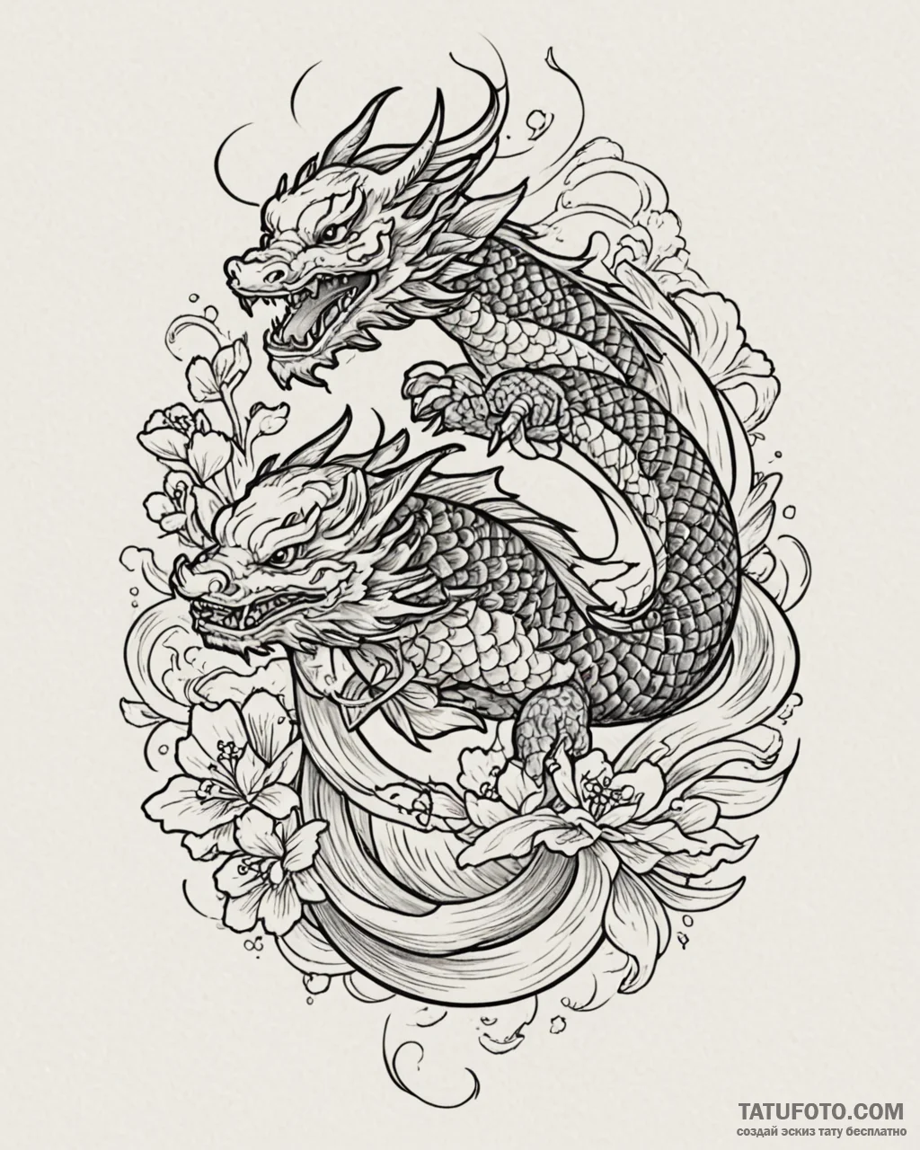 Tattoo sketch a subtle gradient from light to... - эскиз тату (№1752913959_0, 19.07.2025 08:32) — Tatufoto.com