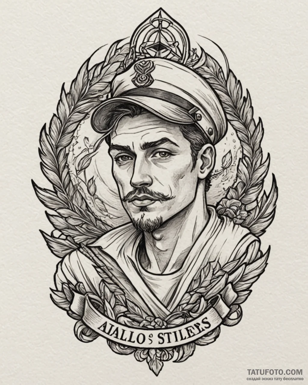 Portraits & people, tattoo flash sheet design… — эскиз тату (№1752917361_0, 19.07.2025 09:29) — Tatufoto.com