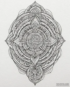 Tattoo design a stylized 'family' knot from v... - эскиз тату (№1752917693_0, 19.07.2025 09:34) — Tatufoto.com