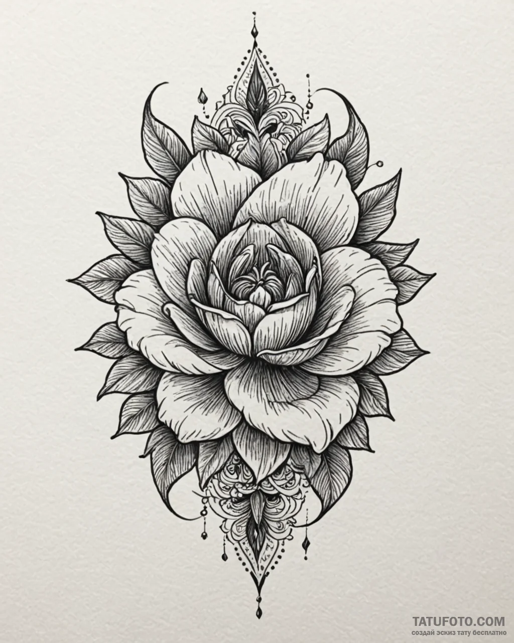 Tattoo design a small, unique motif that hold… — эскиз тату (№1752919015_0, 19.07.2025 09:56) — Tatufoto.com