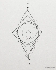 Tattoo design a single, tiny dot or a minimal... - эскиз тату (№1752920004_0, 19.07.2025 10:13) — Tatufoto.com